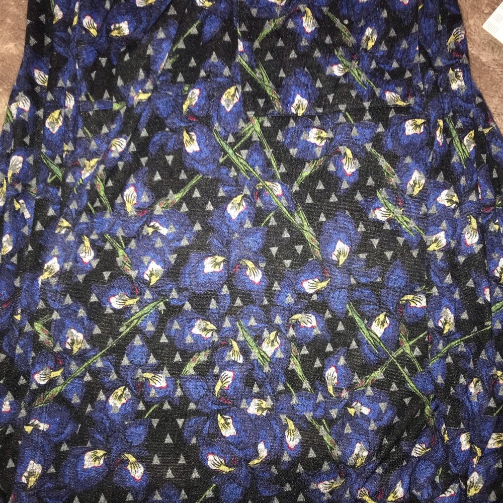 BNWT S black floral duster cardigan Lularoe sarah - Picture 3 of 4